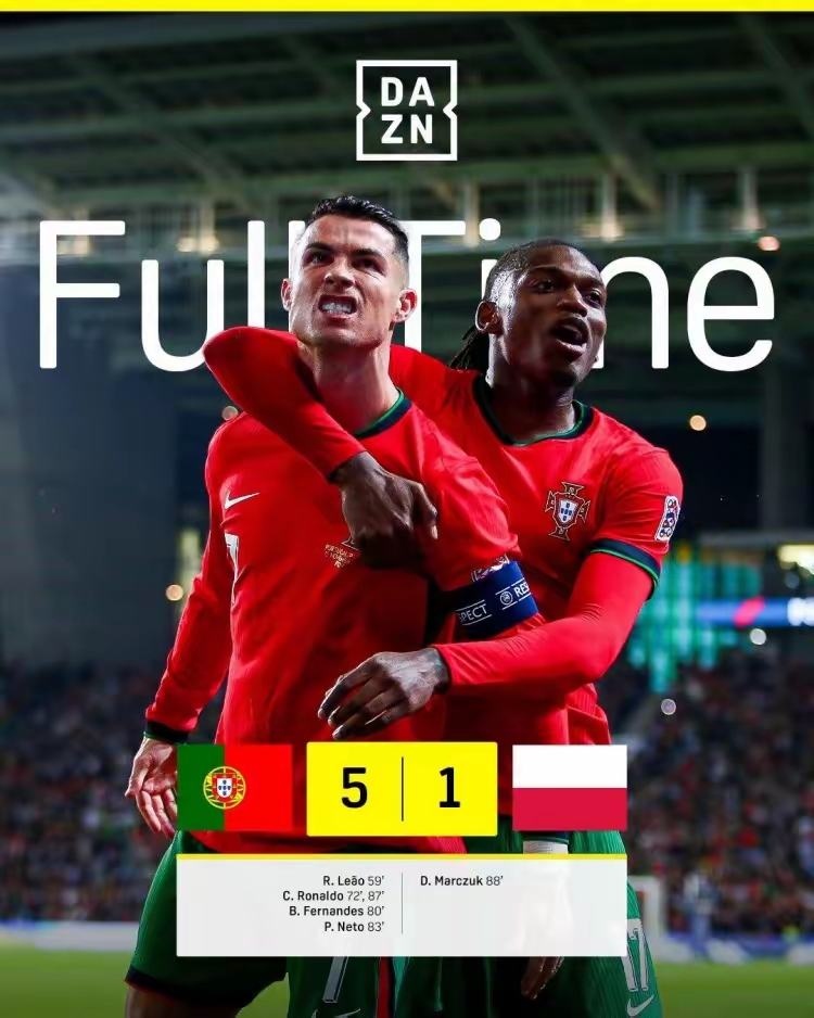 波兰队力克葡萄牙队，张本智和关键制胜